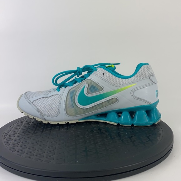 Nike Reax Run 8 Gray/Teal Athletic Running Shoes 599562-011 Women's Size 8.5 - Picture 9 of 11